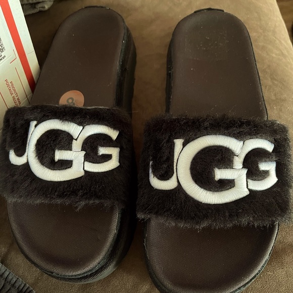 UGG Shoes - NWT Ugg Womens Platform Slides Size 8